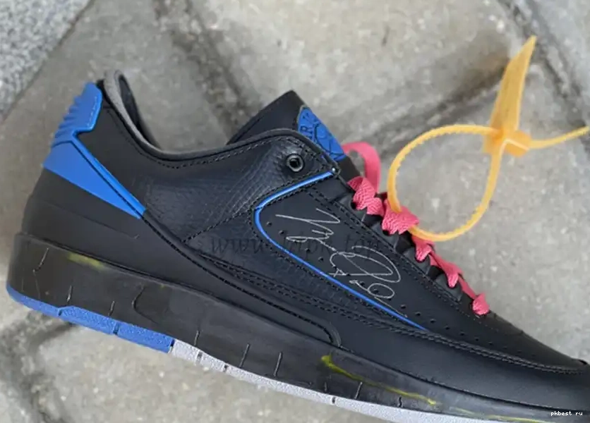 to blue Jordan ready PK OFF-WHITE Low ship God Air 2 x materials retail 0503